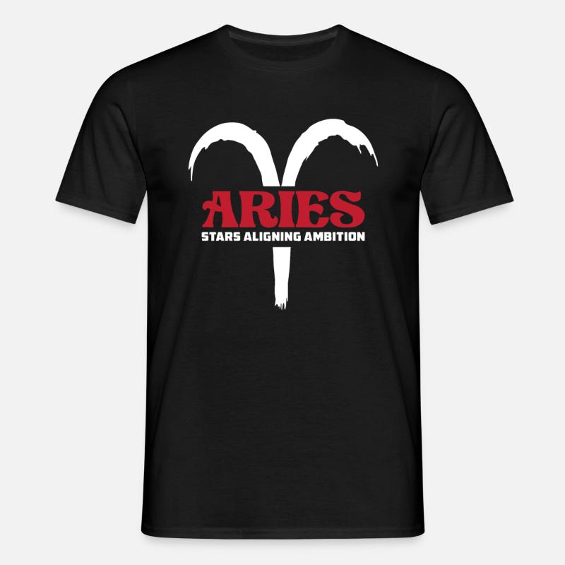 Aries Astrology - Men's T-Shirt - black