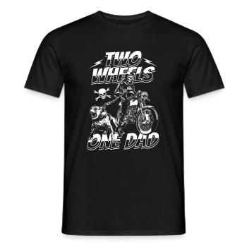 Motorrad Biker Motorbike Motorcycle Dad - Men's T-Shirt - black - Front - AI Model Male 178 light (178cm)