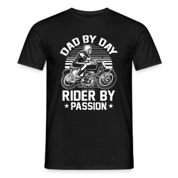 Motorrad Biker Motorbike Motorcycle Dad - Männer T-Shirt - Schwarz - Vorne - AI Model Male 178 light (178cm)
