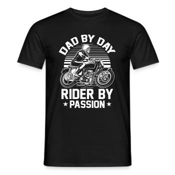 Motorrad Biker Motorbike Motorcycle Dad - Männer T-Shirt - Schwarz - Vorne - AI Model Male 178 light (178cm)