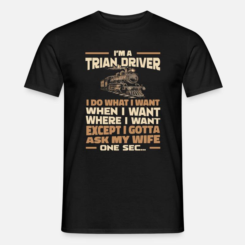 Train Driver Train Driver - Men’s T-shirt - black