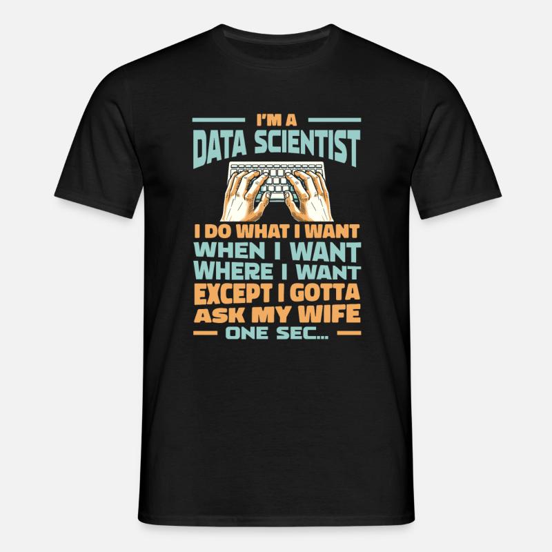 Data Science Data Analyst - Men's T-Shirt - black