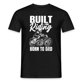 Motorrad Biker Motorbike Motorcycle Dad - Männer T-Shirt - Schwarz - Vorne - AI Model Male 178 light (178cm)