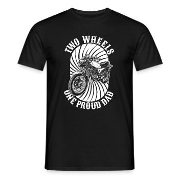 Motorrad Biker Motorbike Motorcycle Dad - Men's T-Shirt - black - Front - AI Model Male 178 light (178cm)