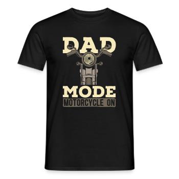 Motorrad Biker Motorbike Motorcycle Dad - Men's T-Shirt - black - Front - AI Model Male 178 light (178cm)