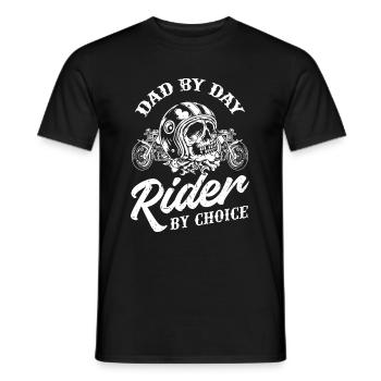 Motorrad Biker Motorbike Motorcycle Dad - Männer T-Shirt - Schwarz - Vorne - AI Model Male 178 light (178cm)