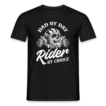 Motorrad Biker Motorbike Motorcycle Dad - Männer T-Shirt - Schwarz - Vorne - AI Model Male 178 light (178cm)