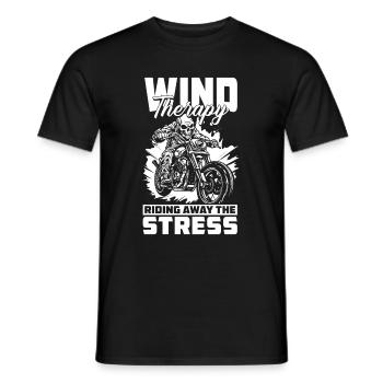 Moto Motard Motard - T-shirt homme - noir - Devant - AI Model Male 178 light (178cm)