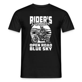 Motorrad Biker Motorbike - Männer T-Shirt - Schwarz - Vorne - AI Model Male 178 light (178cm)