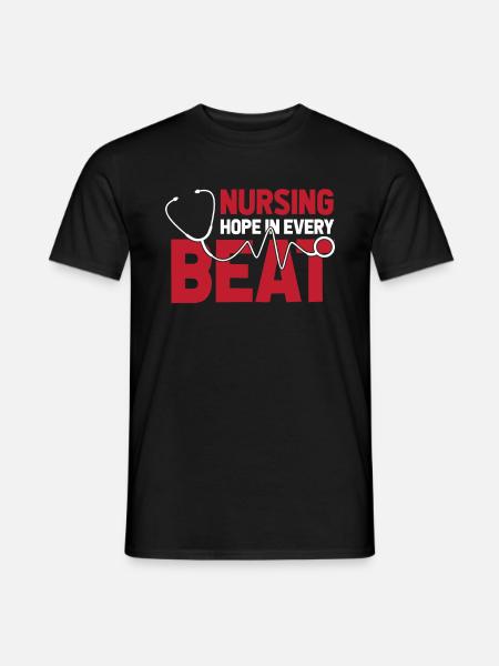 ECG de l’infirmière - T-shirt homme - noir