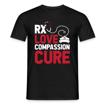 Krankenschwester - Männer T-Shirt - Schwarz - Vorne - AI Model Male 178 light (178cm)