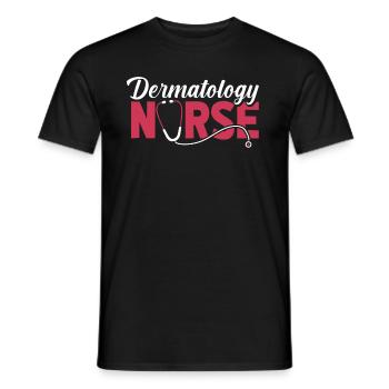 Krankenschwester Dermatology Nurse - Men's T-Shirt - black - Front - AI Model Male 178 light (178cm)