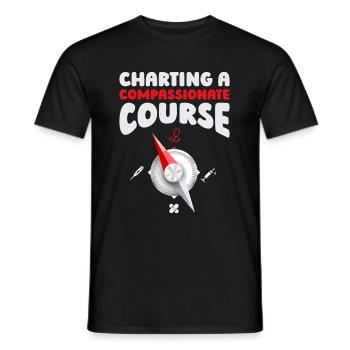 Infirmier - T-shirt homme - noir - Devant - AI Model Male 178 light (178cm)