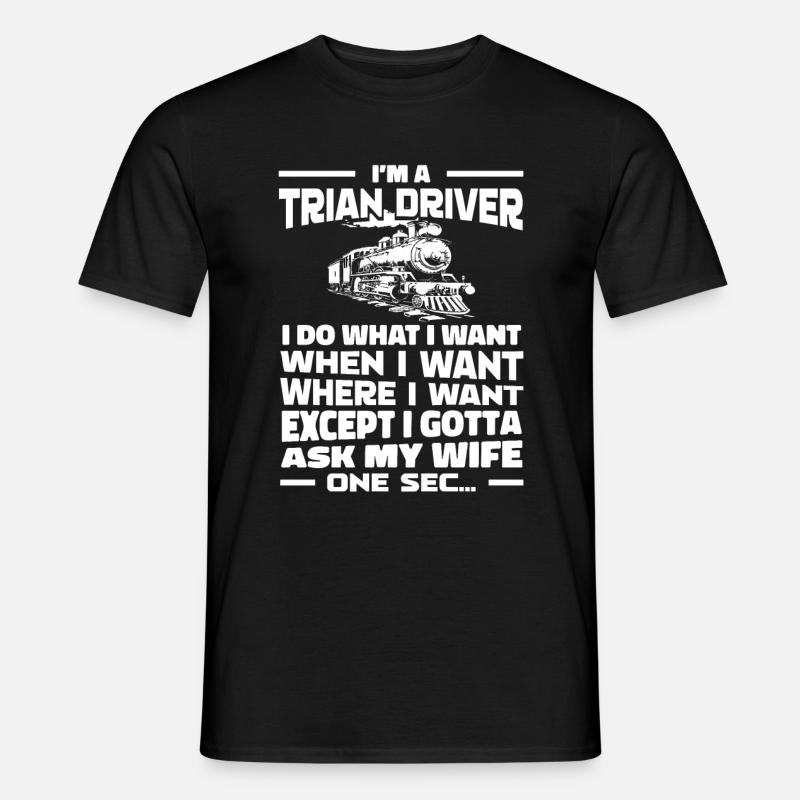 Train Driver Train Driver - Men’s T-shirt - black