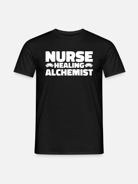 Krankenschwester - Männer T-Shirt - Schwarz