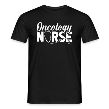 Krankenschwester Oncology Nurse - Men's T-Shirt - black - Front - AI Model Male 178 light (178cm)
