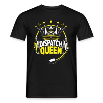 Notruf Leitstelle Einsatzzentrale - Männer T-Shirt - Schwarz - Vorne - AI Model Male 178 light (178cm)