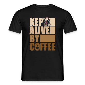 Emergency Call Control Center Operations Center - Men's T-Shirt - black - Front - AI Model Male 178 light (178cm)