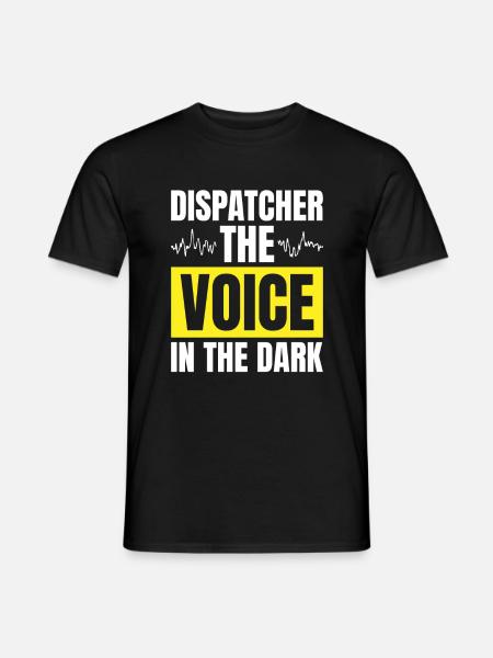 Notruf Leitstelle Einsatzzentrale - Männer T-Shirt - Schwarz