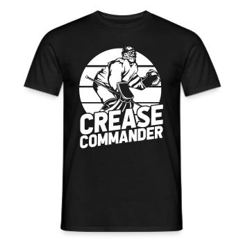 Gant de gardien de but de hockey sur glace Rondelle d’économie - T-shirt homme - noir - Devant - AI Model Male 178 light (178cm)