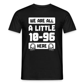 Emergency Call Control Center Operations Center - Men's T-Shirt - black - Front - AI Model Male 178 light (178cm)