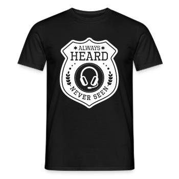 Notruf Leitstelle Einsatzzentrale - Männer T-Shirt - Schwarz - Vorne - AI Model Male 178 light (178cm)