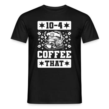 Emergency Call Control Center Operations Center - Men's T-Shirt - black - Front - AI Model Male 178 light (178cm)