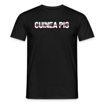 Guinea Pig Guinea Pig Ekg Heartbeat - Men's T-Shirt - black - Front - AI Model Male 178 light (178cm)