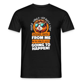 Meerschwein Meerschweinchen - Männer T-Shirt - Schwarz - Vorne - AI Model Male 178 light (178cm)