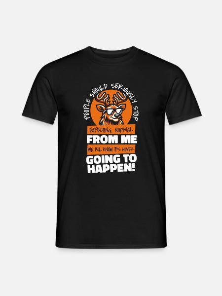 Deer - Men's T-Shirt - black