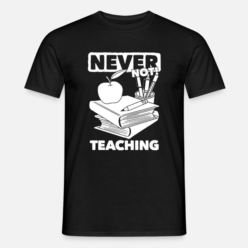 Lehrer Pädagoge - Männer T-Shirt - Schwarz