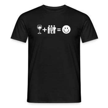 Vigneron - T-shirt homme - noir - Devant - AI Model Male 178 light (178cm)