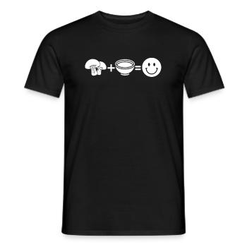Cueilleur de champignons - T-shirt homme - noir - Devant - AI Model Male 178 light (178cm)