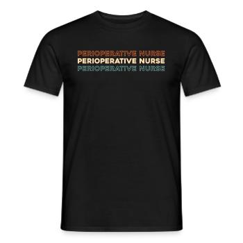 Krankenschwester Perioperative Nurse - Men's T-Shirt - black - Front - AI Model Male 178 light (178cm)