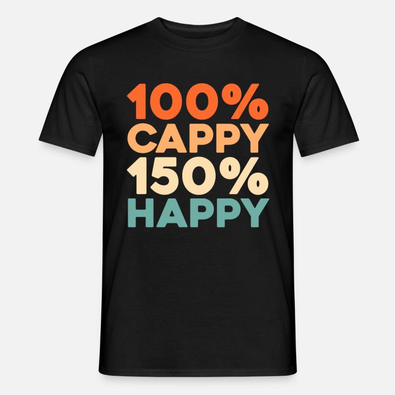 Capybara Wasserschwein - Männer T-Shirt - Schwarz