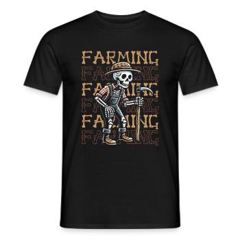 Agriculteur Agriculteur - T-shirt homme - noir - Devant - AI Model Male 178 light (178cm)