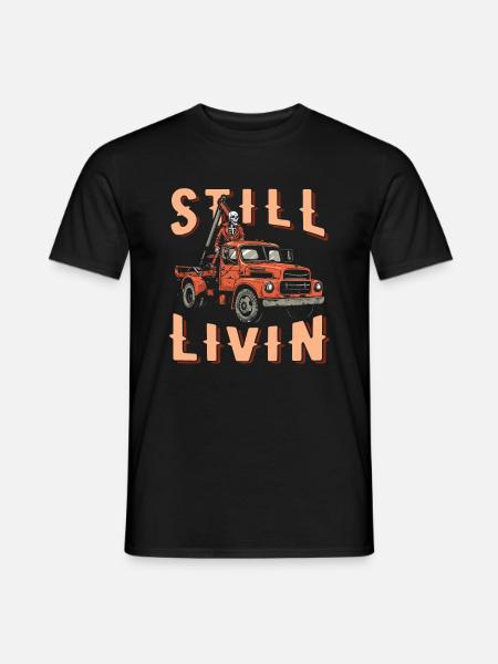 Abschleppdienst Abschlepper - Männer T-Shirt - Schwarz