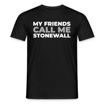 Eishockey Torwart Torwart - Männer T-Shirt - Schwarz - Vorne - AI Model Male 178 light (178cm)
