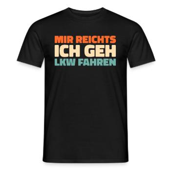 Lkw Fahrer Trucker Lastwagenfahrer - Männer T-Shirt - Schwarz - Vorne - AI Model Male 178 light (178cm)