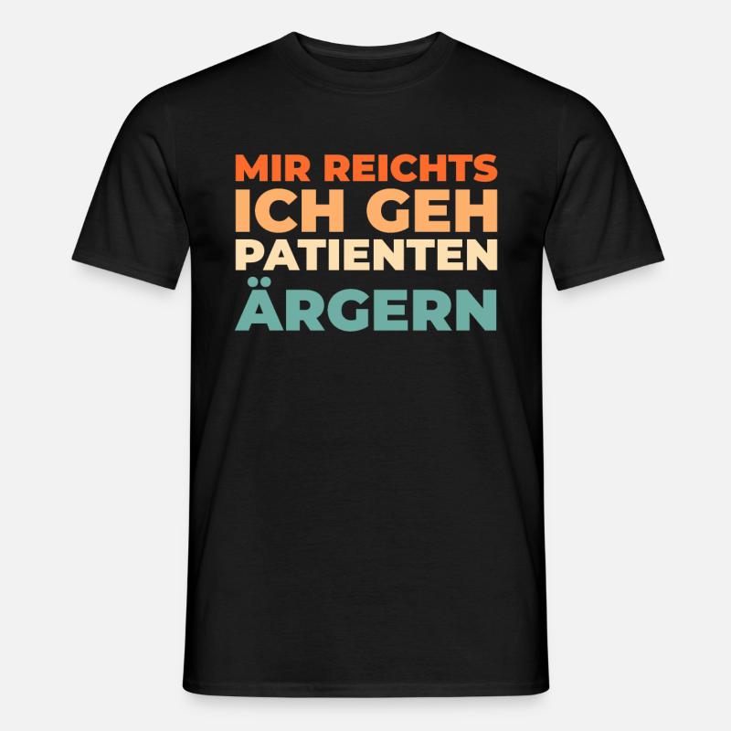 Krankenschwester - Männer T-Shirt - Schwarz