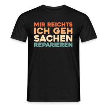 Mécanicien automobile - T-shirt homme - noir - Devant - AI Model Male 178 light (178cm)