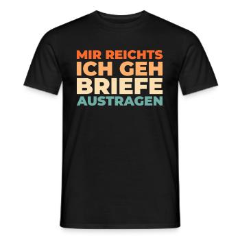 Postman Postman - Men's T-Shirt - black - Front - AI Model Male 178 light (178cm)