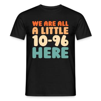 Emergency Call Control Center Operations Center - Men's T-Shirt - black - Front - AI Model Male 178 light (178cm)
