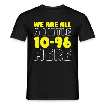 Emergency Call Control Center Operations Center - Men's T-Shirt - black - Front - AI Model Male 178 light (178cm)