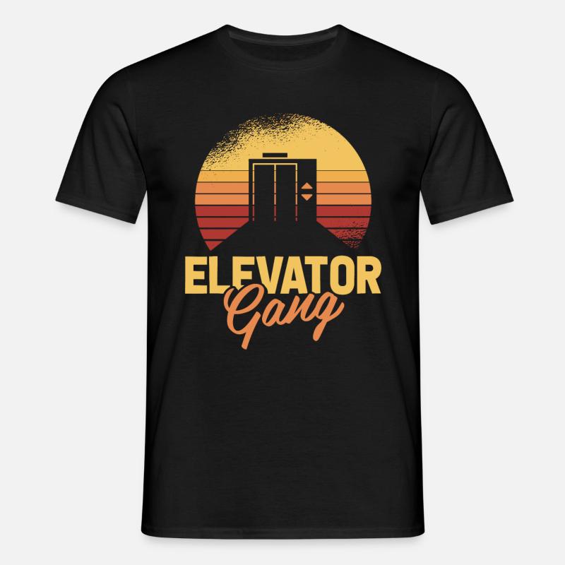 Elevator Elevator - Men's T-Shirt - black