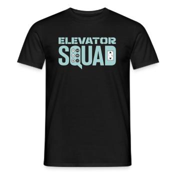 Elevator Elevator - Men's T-Shirt - black - Front - AI Model Male 178 light (178cm)
