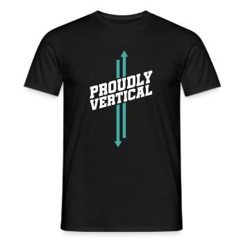 Elevator Elevator - Men's T-Shirt - black - Front - AI Model Male 178 light (178cm)