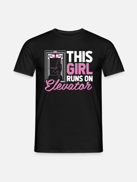 Elevator Elevator - Men's T-Shirt - black