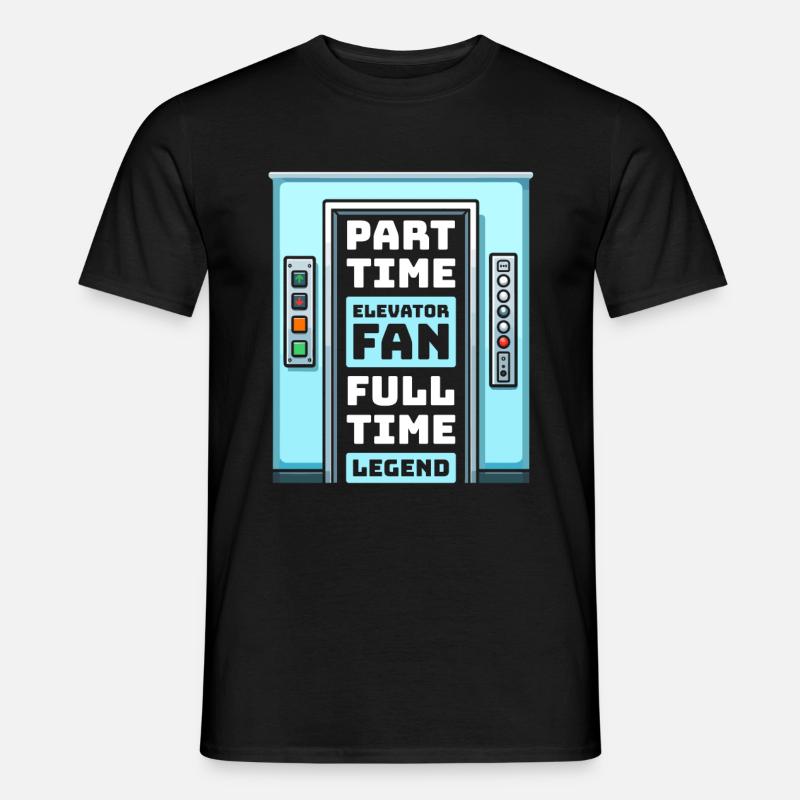 Elevator Elevator - Men's T-Shirt - black