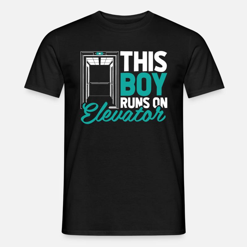Elevator Elevator - Men's T-shirt - black